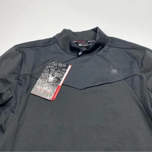 NEW! Men’s Spyder Long Sleeve Athletic T-Shirt Size Medium W/Tags - Picture 2 of 5
